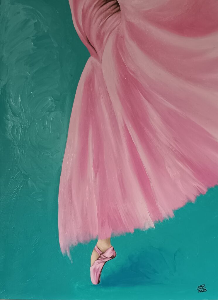 Silvia-Callegari-2023_10_22_BALLERINA_N5_30x40-Oil_on_Canvas